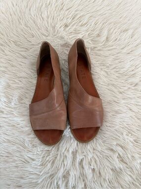 STATE Leather Open-Toe Sandals in Brown